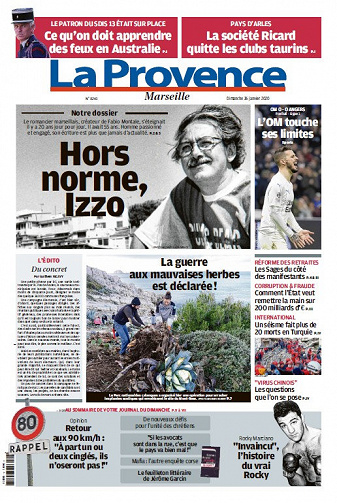 La Provence Marseille - Dimanche 26 Janvier 2020