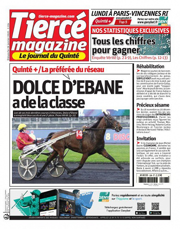 Tiercé Magazine du dimanche 26 janvier 2020