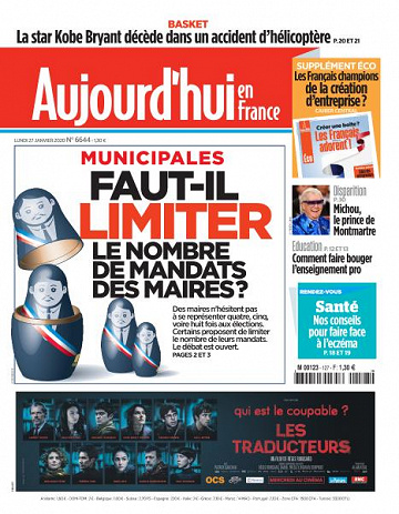 Aujourd’hui en France - 27 Janvier 2020