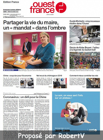Ouest France - Mardi 28 Janvier 2020