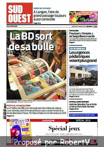 Sud Ouest Sud-Gironde - Mercredi 29 Janvier 2020