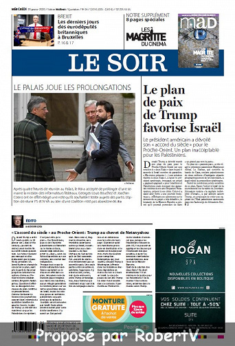 Le Soir - Mercredi 29 Janvier 2020