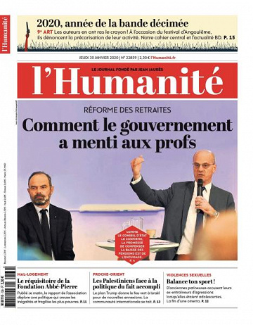 L’Humanite - 30 Janvier 2020