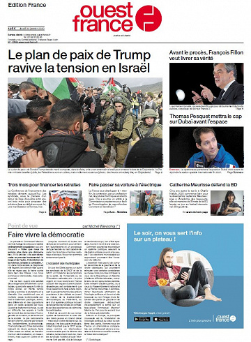 Ouest France - Jeudi 30 Janvier 2020