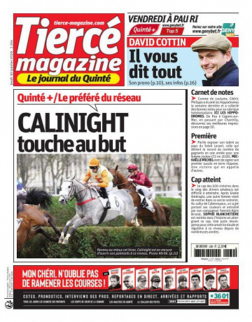 Tiercé Magazine du jeudi 30 janvier 2020