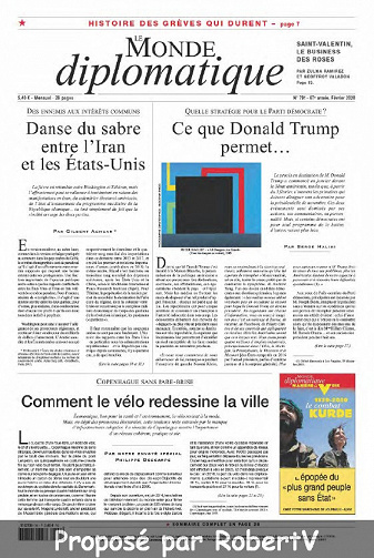 Le Monde diplomatique N°791 - Février 2020