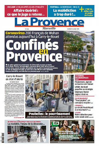 La Provence Marseille - Vendredi 31 Janvier 2020