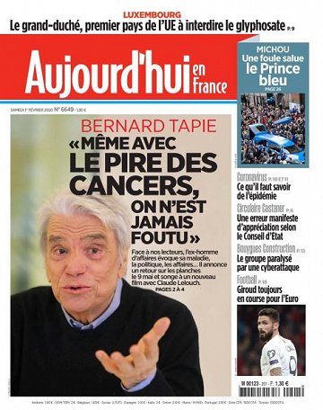 Aujourd’hui en France - 1er Février 2020