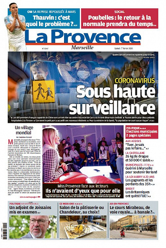 La Provence Marseille - Samedi 1er Février 2020