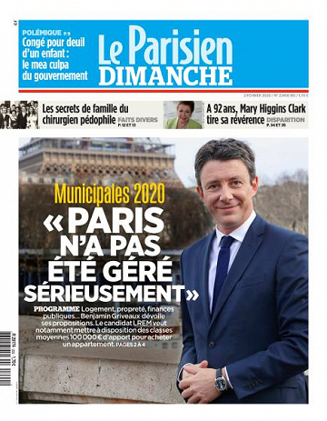 Le Parisien du Dimanche 2 Février 2020