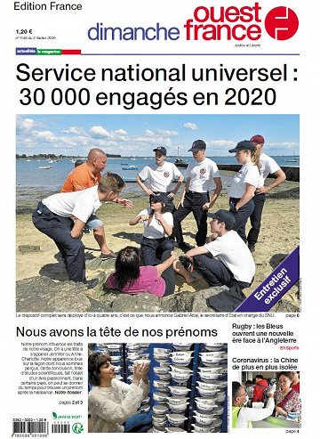 Ouest France - Dimanche 2 Février 2020