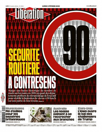 Libération du Lundi 3 Février 2020
