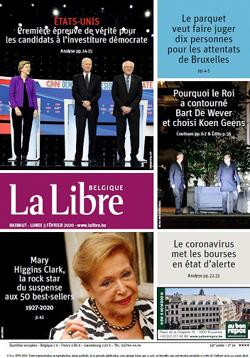La Libre Belgique - Lundi 3 Février 2020