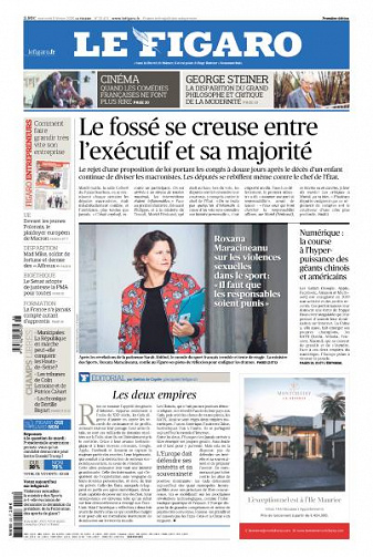 Le Figaro du Mercredi 5 Février 2020