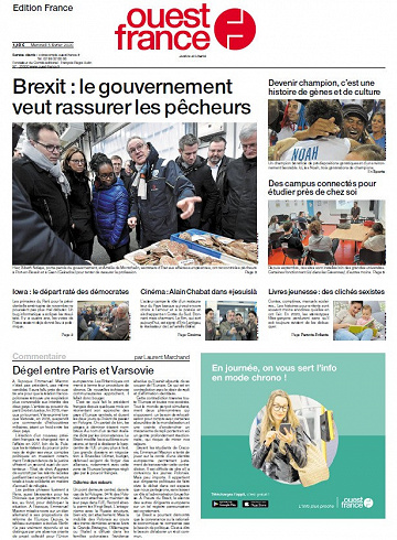 Ouest France - Mercredi 5 Février 2020