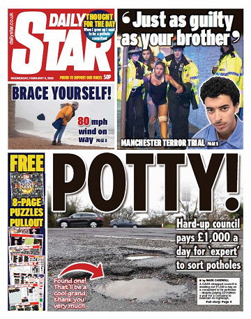 Daily Star - Wednesday, February 5, 2020