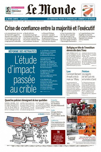 Le Monde du Jeudi 6 Février 2020