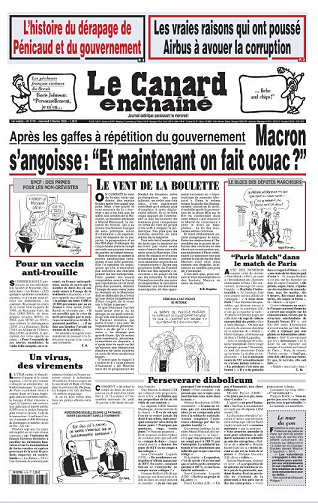 Le Canard enchaîné N°5178 - 5 Février 2020