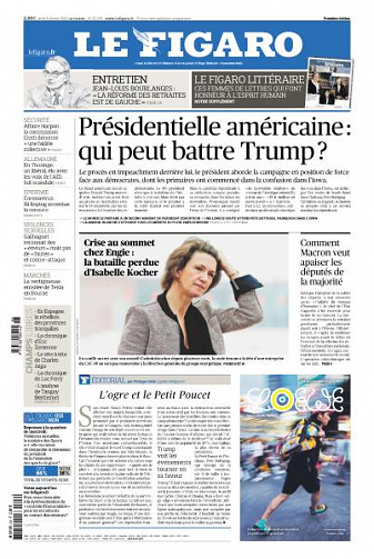 Le Figaro du Jeudi 6 Février 2020