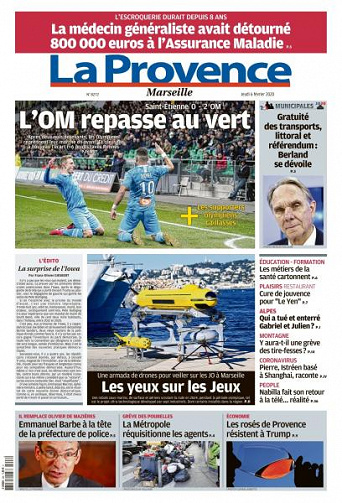La Provence Marseille - 6 Février 2020