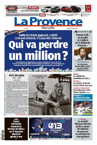 La Provence Marseille - Vendredi 7 Février 2020