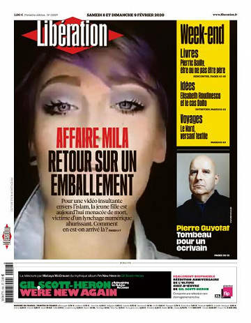 Libération du Samedi 8 et Dimanche 9 Février 2020