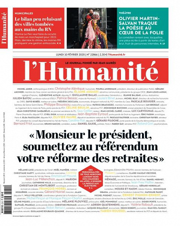 L’Humanite - 10 Février 2020
