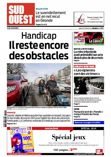 Sud Ouest Sud-Gironde - Mardi 11 Février 2020