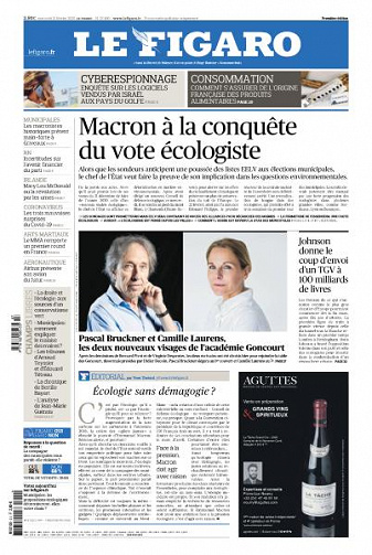 Le Figaro du Mercredi 12 Février 2020