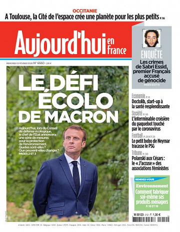 Aujourd’hui en France - 12 Février 2020