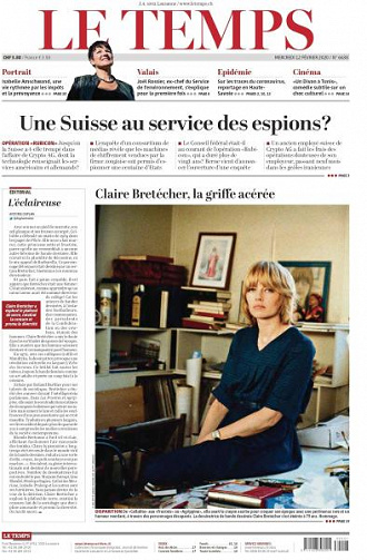 Le Temps du Mercredi 12 Février 2020