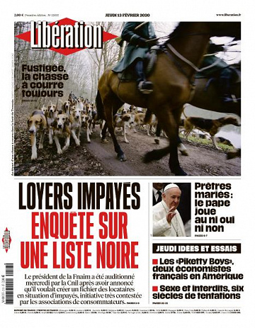 Libération du Jeudi 13 Février 2020