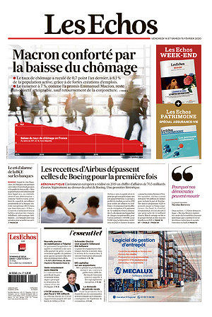Les Echos du Vendredi 14 Février 2020