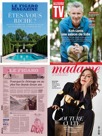 Pack Le Figaro et ses 3 suppléments - Vendredi 14 Février 2020