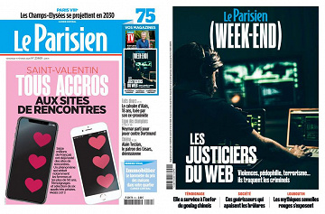 Pack Le Parisien + Le Parisien Week-End - Vendredi 14 Février 2020