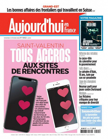 Aujourd’hui en France - 14 Février 2020