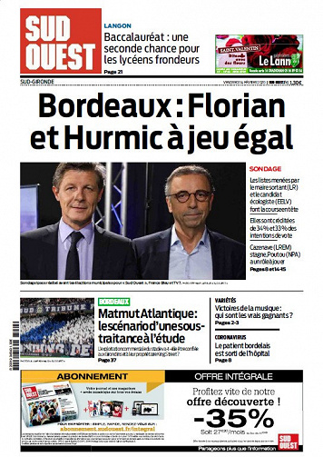 Sud Ouest Sud-Gironde - Vendredi 14 Février 2020
