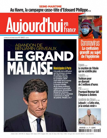 Aujourd’hui en France - 15 Février 2020