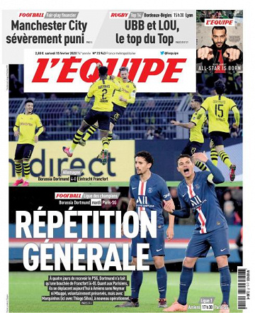 L’equipe du 15 Février 2020