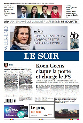 Le Soir - Samedi 15 et Dimanche 16 Février 2020