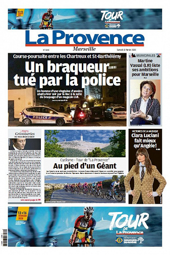 La Provence Marseille - Samedi 15 Février 2020