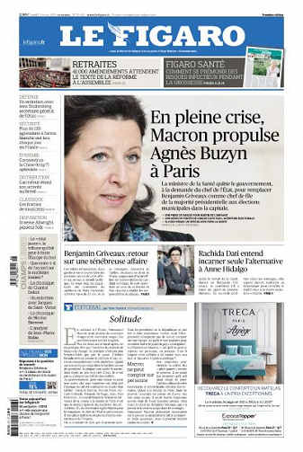 Le Figaro du Lundi 17 Février 2020
