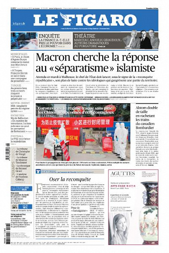Le Figaro du Mardi 18 Février 2020