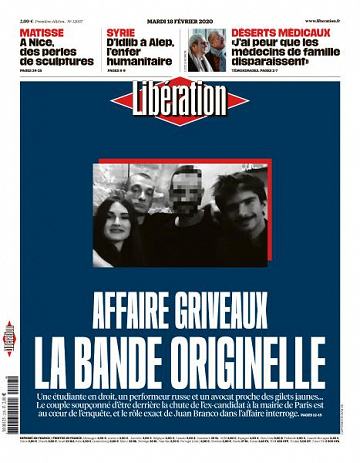 Libération du Mardi 18 Février 2020