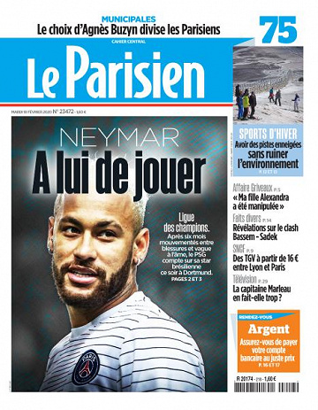 Le Parisien du Mardi 18 Février 2020