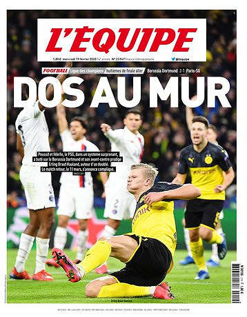 L’equipe du Mercredi 19 Février 2020
