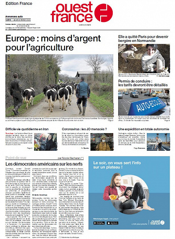 Ouest France - Jeudi 20 Février 2020