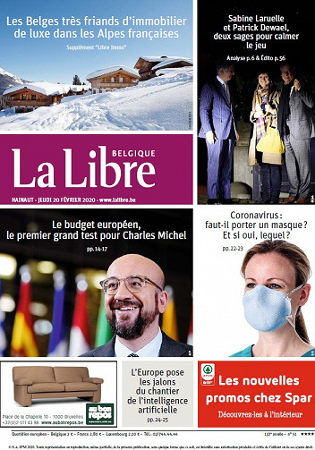 La Libre Belgique - Jeudi 20 Février 2020