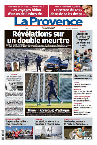 La Provence Marseille - Vendredi 21 Février 2020