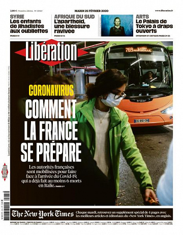 Libération du Mardi 25 Février 2020